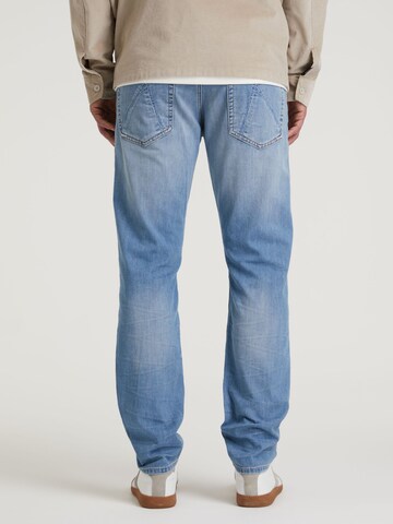 CHASIN' Slimfit Jeans 'Evan Snake' in Blauw