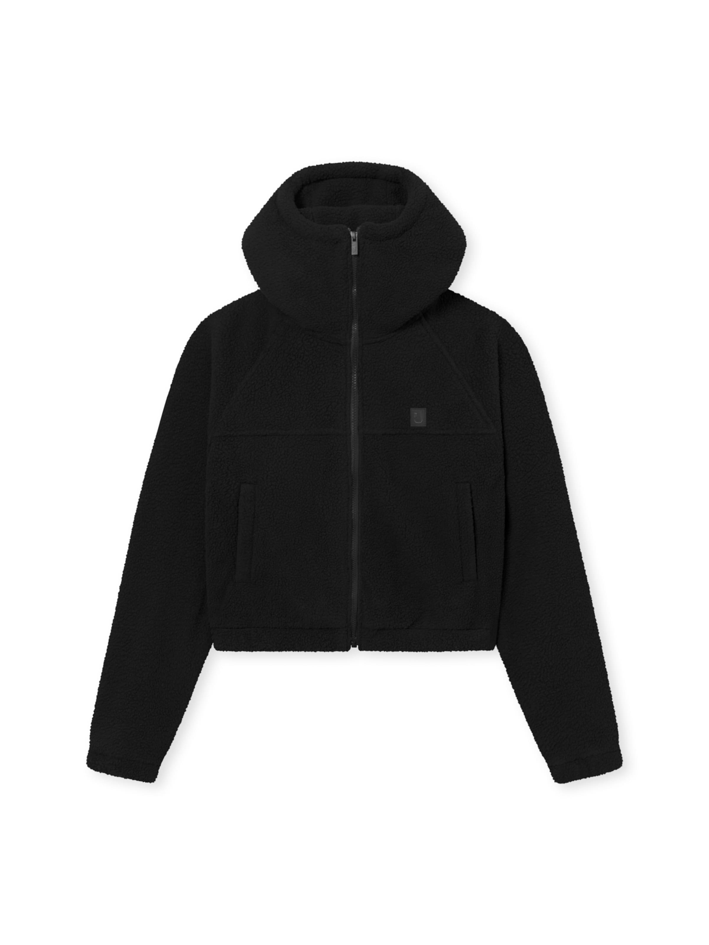 Johnny Urban Fleecejakke 'Nova' i sort: forside