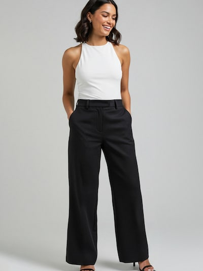 Trendyol Pantalon en noir, Vue avec produit