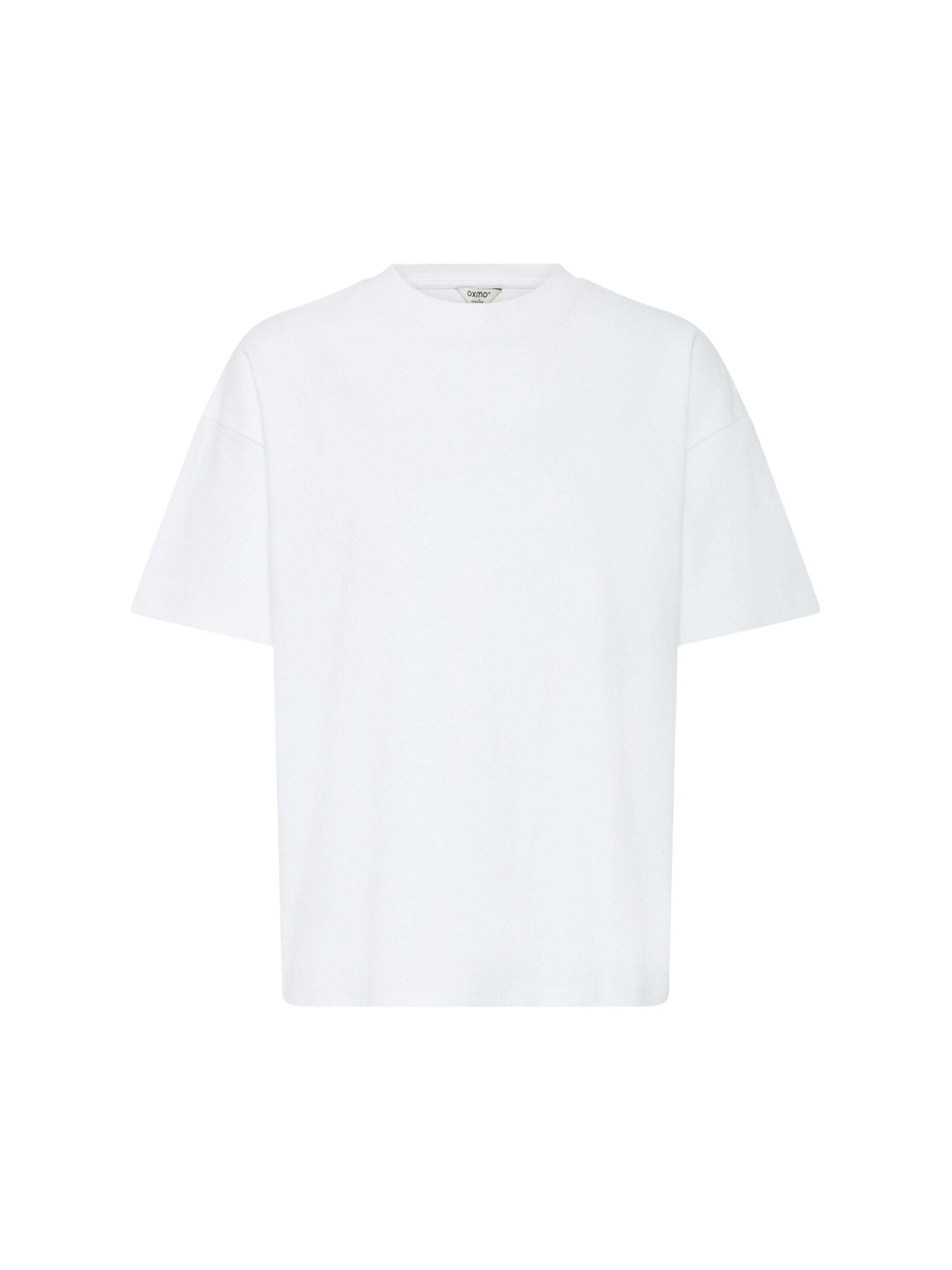 Oxmo Shirt ' OXNSandy Boxy ' in Wit: voorkant