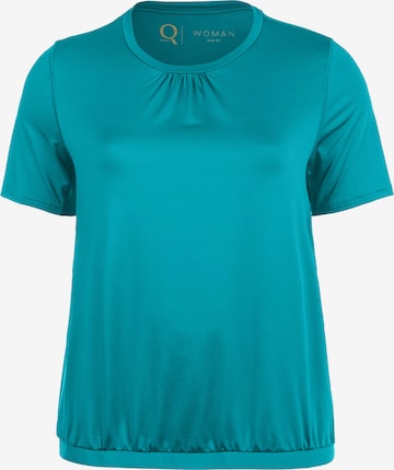Q by Endurance Shirt 'NELLA' in Blauw: voorkant