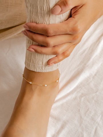 Hey Happiness - Joyería para pies 'Pearl' en oro