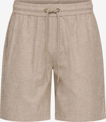 BLEND - Loosefit Pantalón ' BHAban ' en beige: frente