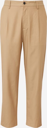 minimum Pantalon à pince en camel, Vue avec produit