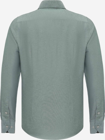 DENIM CULTURE Regular fit Button Up Shirt 'JON' in Green