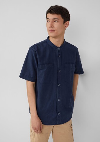 Fit confort Chemise s.Oliver en bleu : devant