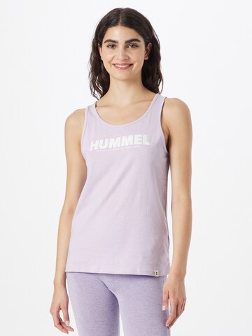 Hummel Top sportowy 'LEGACY' w kolorze fioletowy: przód