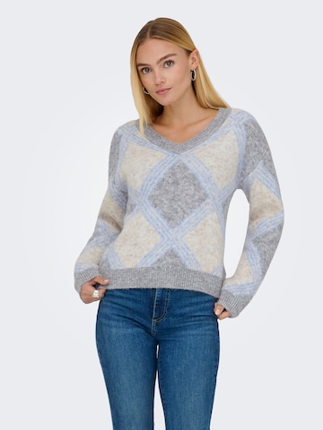 JDY Pulóver 'JDYZOEY' - szürke: elől