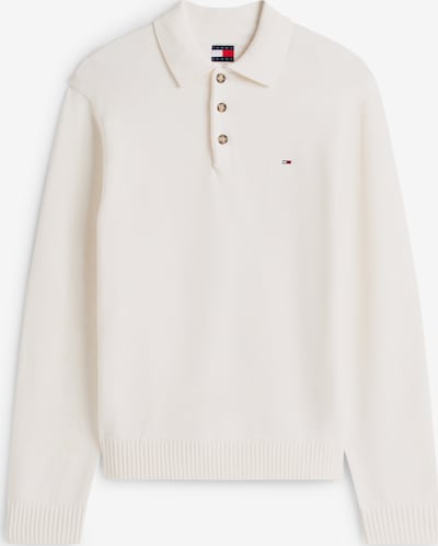 Tommy Jeans Pulover 'ESSENTIAL' u mornarsko plava / crvena / bijela / vuneno bijela, Pregled proizvoda