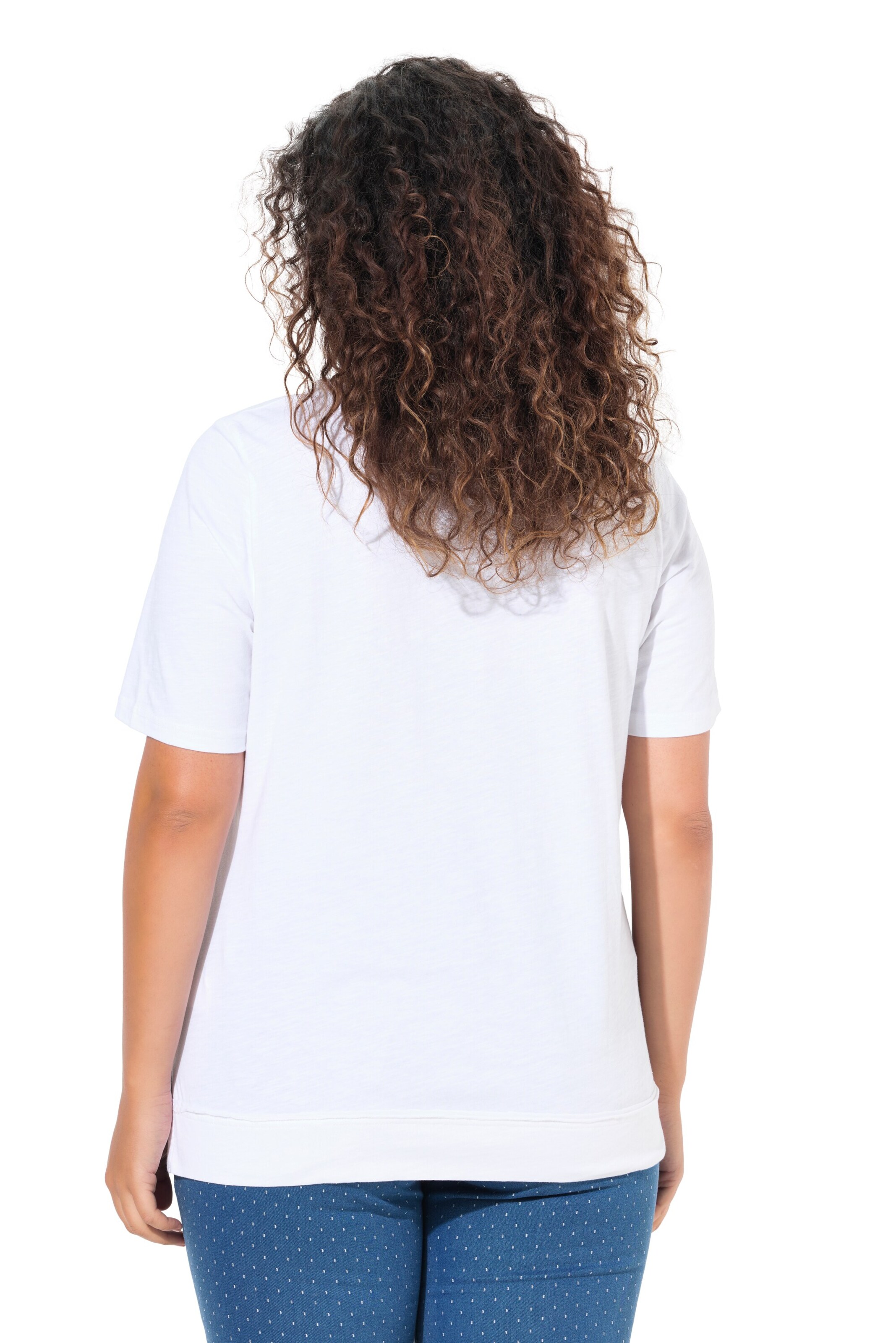 Ulla Popken T-Shirt in Weiß