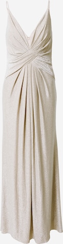 Adrianna Papell Evening Dress in Beige: front