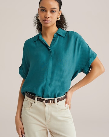 WE Fashion Blúz - zöld: elől