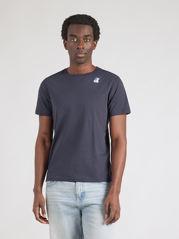 K-Way Tričko 'Leonide' – modrá: přední strana