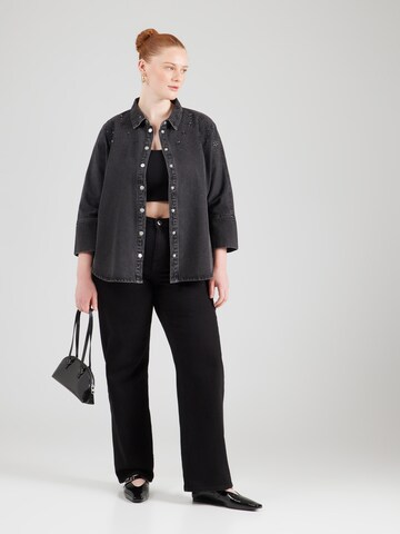 ONLY Carmakoma Bluse 'CARGrace' i sort