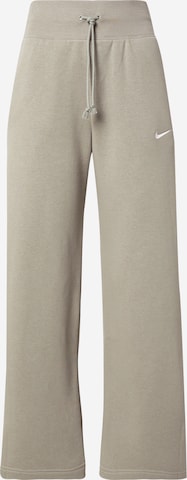 NIKE Trousers 'Phoenix Fleece' in Green: front