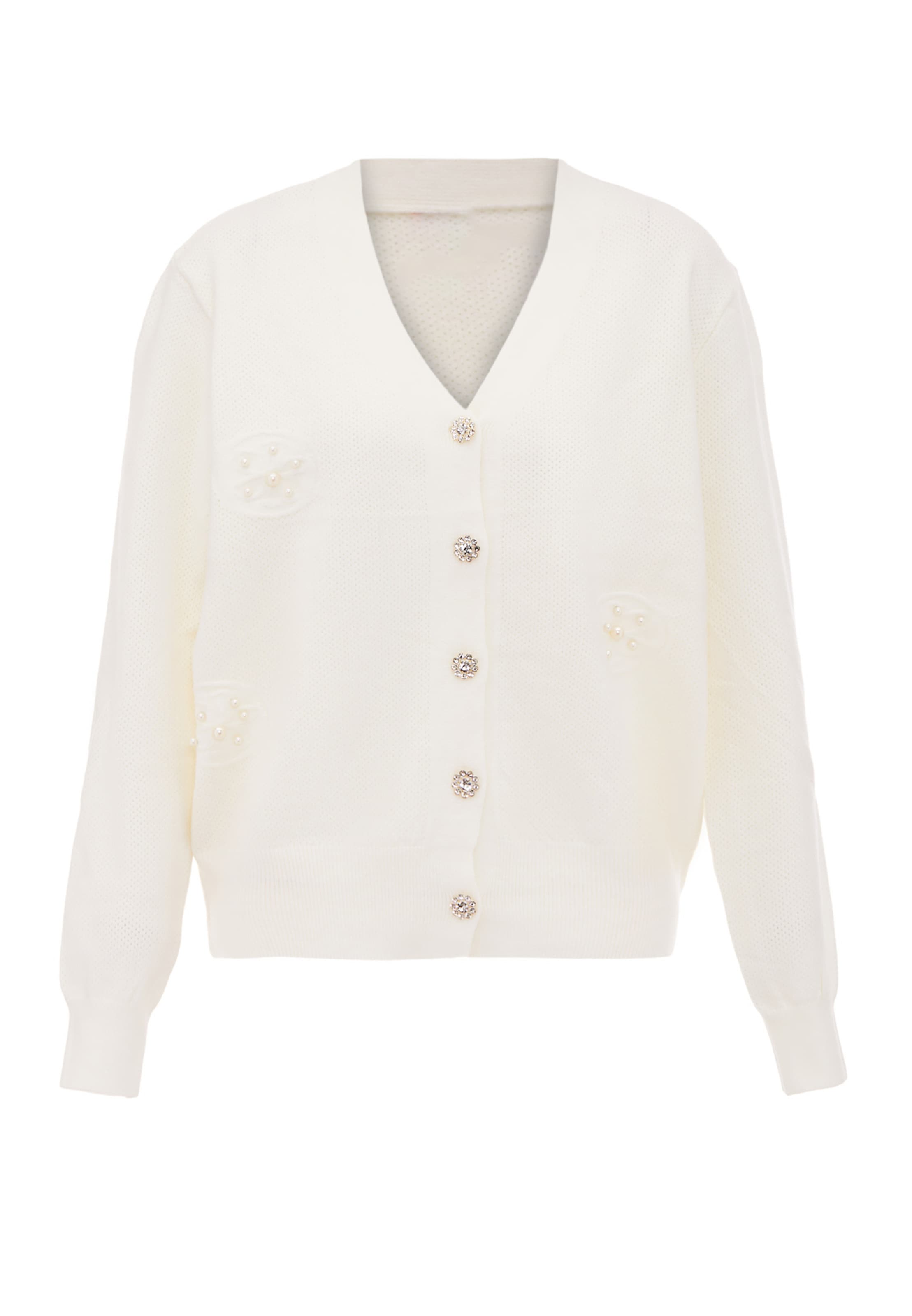 nascita - Casaco de malha em branco: frente