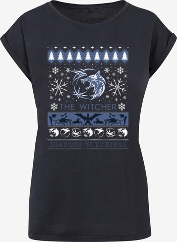 T-shirt 'Witcher - Seasons Witchings' ABSOLUTE CULT en bleu : devant