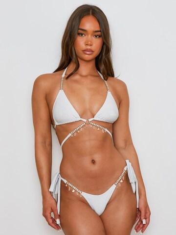 Moda Minx Bikinihose in Weiß: Vorderseite