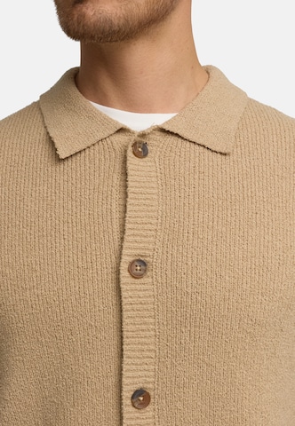 INDICODE JEANS Strickjacke 'Daxmark' in Beige