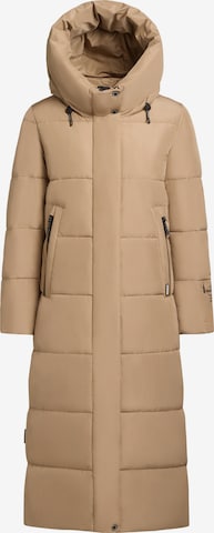 Manteau d’hiver 'Soulani5' khujo en marron : devant