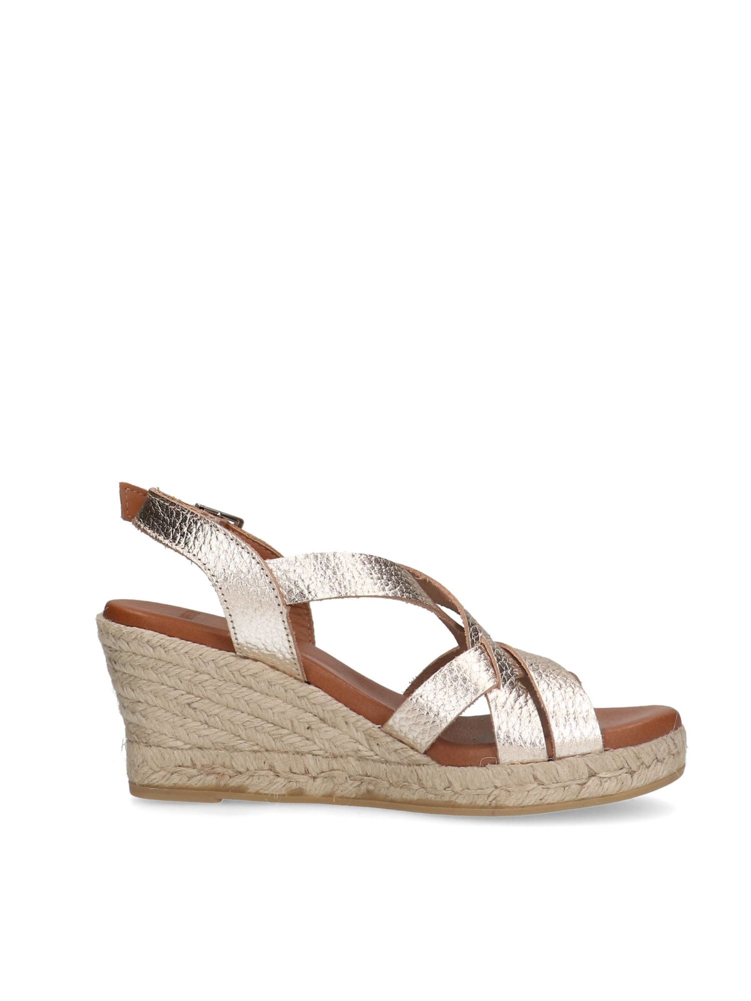 Sandales MANFIELD en or