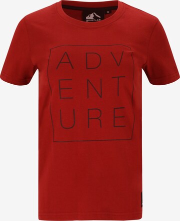 Whistler Functioneel shirt 'Pine' in Rood: voorkant