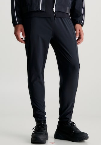 Calvin Klein Sport Regular Workout Pants in Black: front