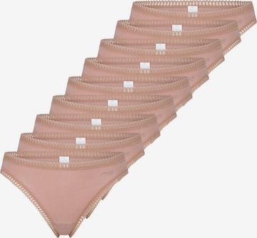 SLOGGI Thong 'GO Crush' in Brown: front