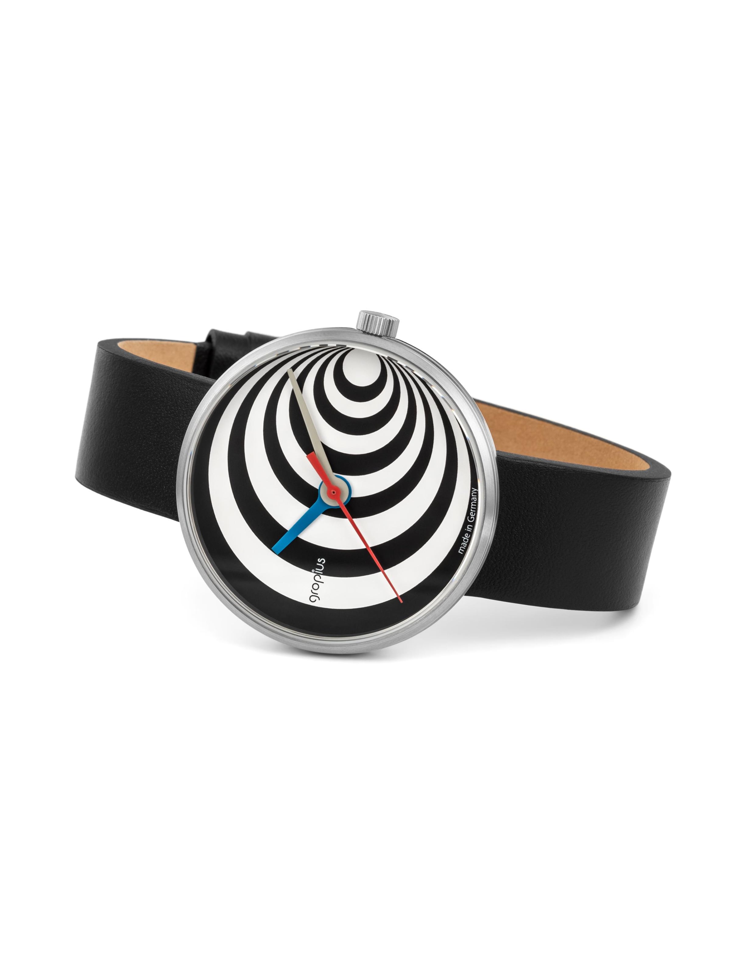 WALTER GROPIUS Analog Watch 'EXCENTRIC' in Black