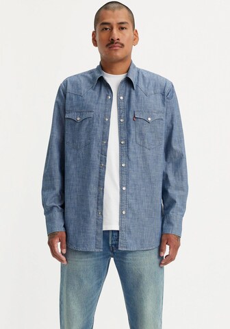 LEVI'S ® Regular Fit Hemd in Blau: Vorderseite