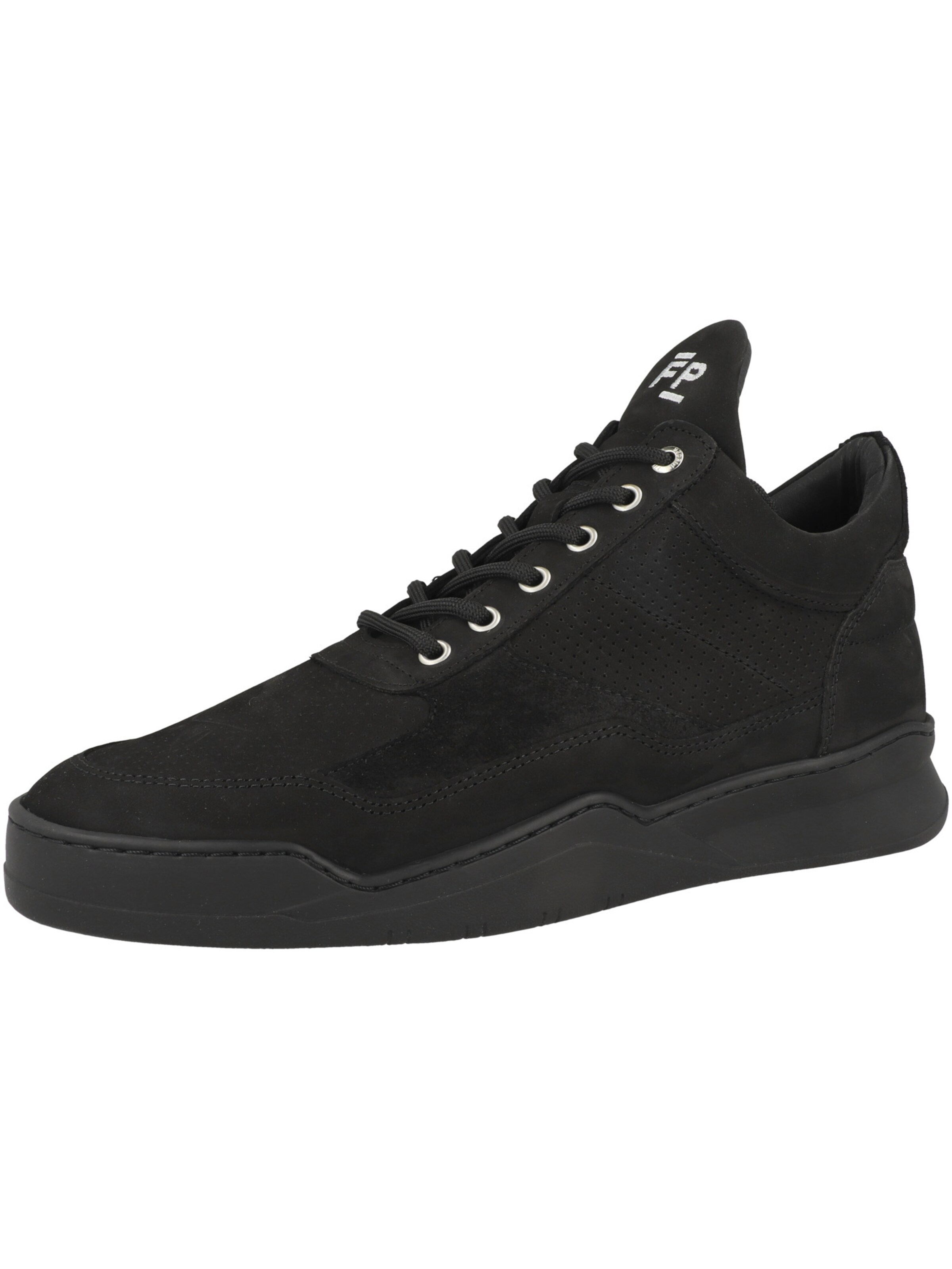 Filling Pieces Sneaker 'Ghost Panel' in Schwarz: Vorderseite