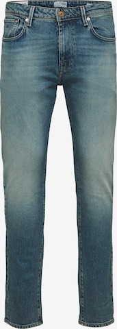 Slimfit Jeans 'Leon' di SELECTED HOMME in blu: frontale