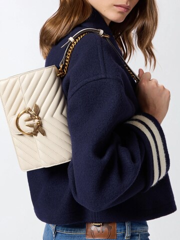 Borsa a spalla '100074 A0GK PE26' di PINKO in bianco