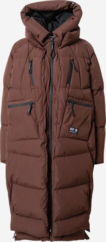 Manteau d’hiver 'RihannaAK A' Alife and Kickin en marron : devant