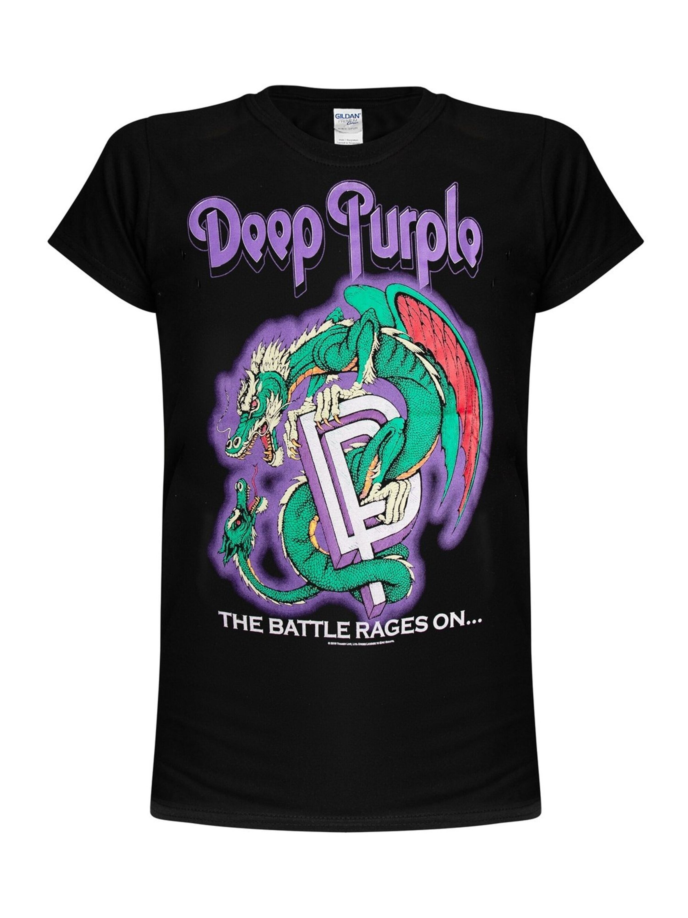 Maglietta 'Battle Rages on' di Rockshirts in nero: frontale