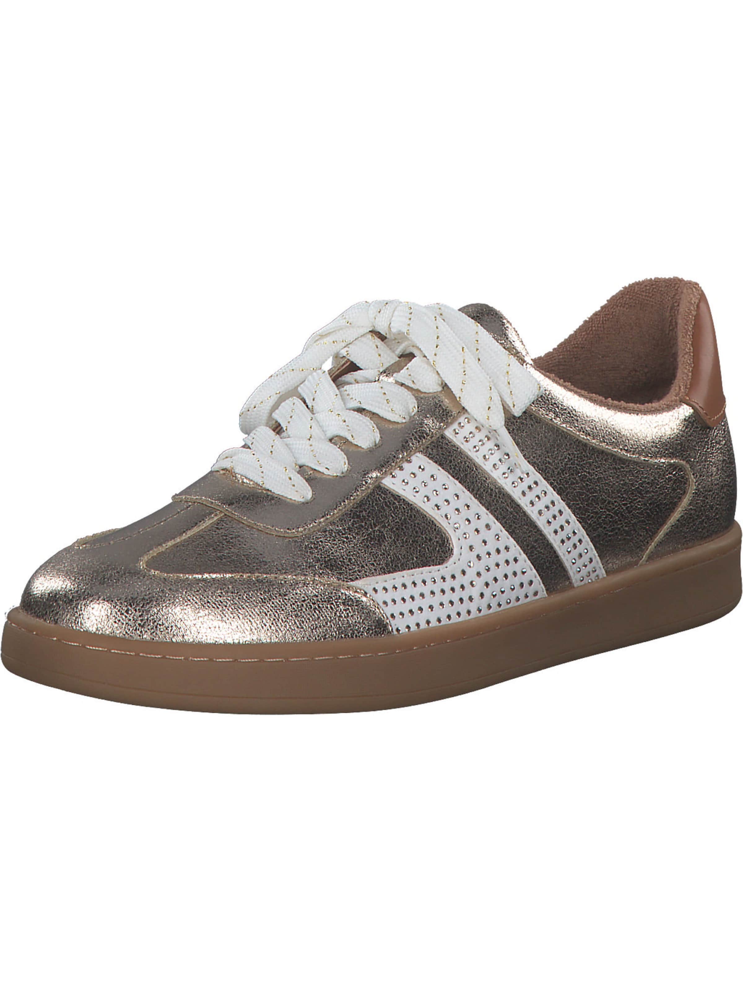 LA STRADA Sneakers in Gold: front