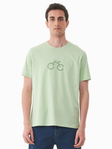 Organication T-Shirt in Grün: Vorderseite
