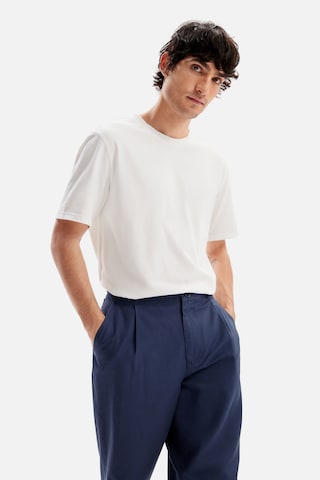 regular Pantaloni con pieghe di Desigual in blu