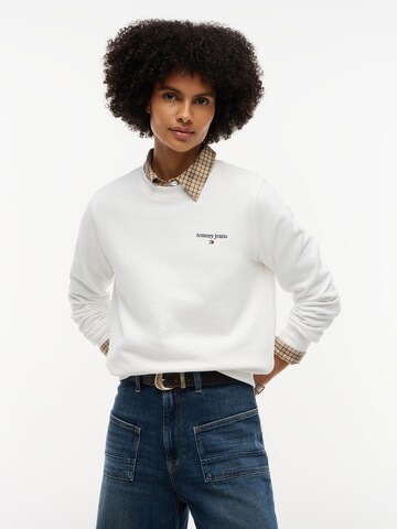 Felpa di Tommy Jeans in bianco: frontale