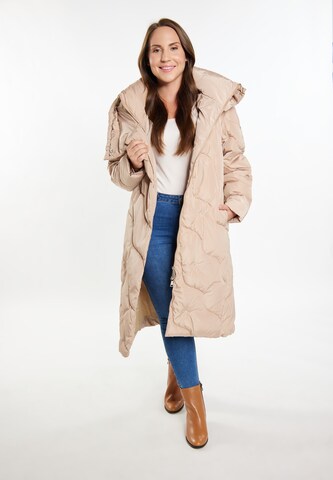 Usha Winter Coat in Beige