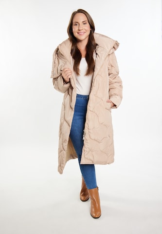 Usha Winter Coat in Beige