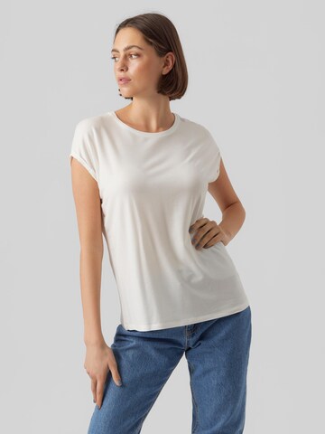 Vero Moda Tall T-shirt 'AVA' i vit: framsida