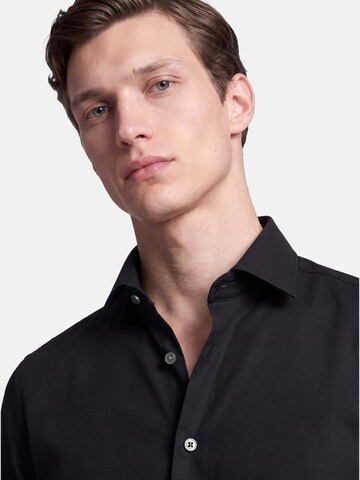 SEIDENSTICKER Regular Fit Hemd in Schwarz