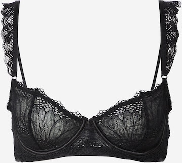 Invisible Soutien-gorge NLY by Nelly en noir : devant