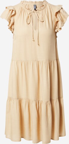 Robe 'TERESA' PIECES en beige : devant