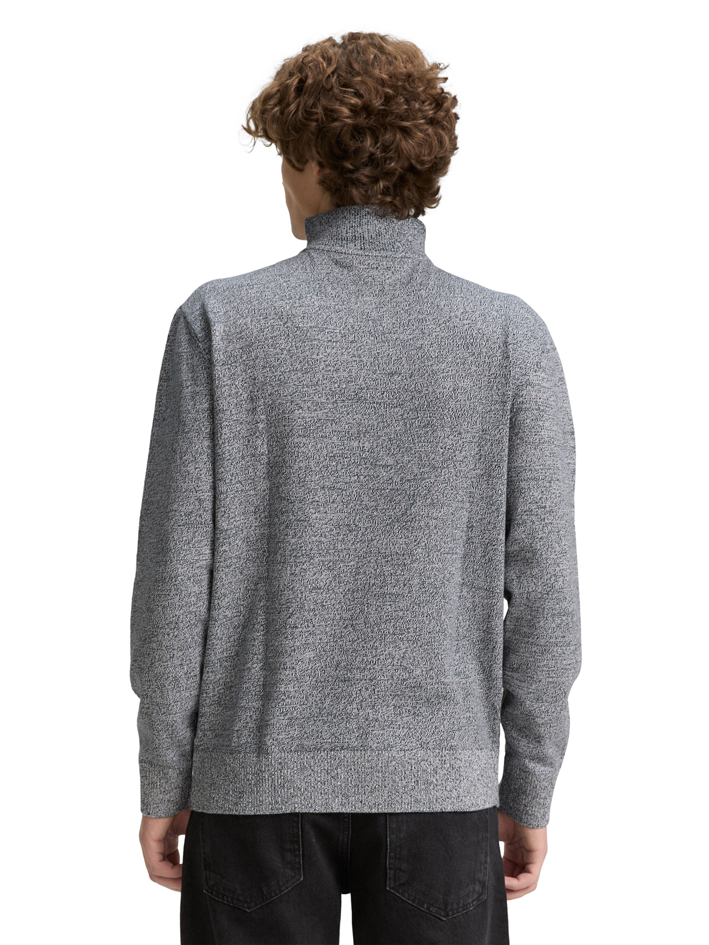TOM TAILOR DENIM Sweater in Grey