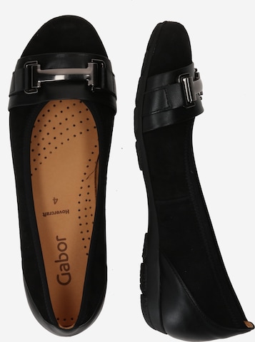 GABOR Ballet Flats in Black