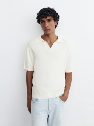 Pull&Bear Pullover in Weiß: Vorderseite
