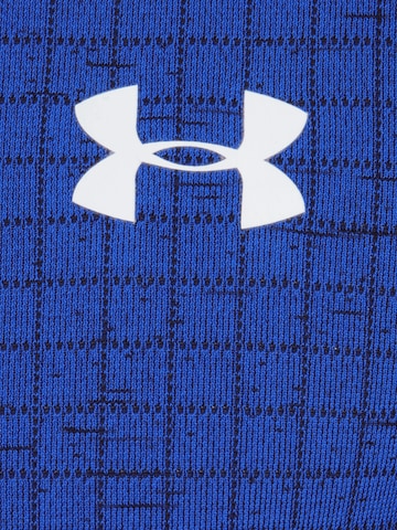 T-Shirt fonctionnel 'Grid' UNDER ARMOUR en bleu