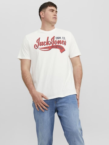 T-Shirt Jack & Jones Plus en blanc